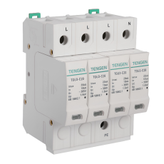 SPD CHỐNG SÉT LAN TRUYỀN AC TENGEN TGU3-C40 20KA/40KA 385V 1P